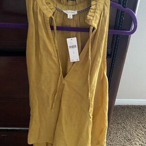 Pilcro Anthro Golden Blouse